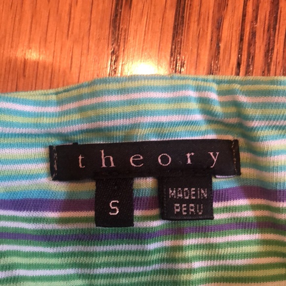 Theory striped halter top - Picture 4 of 7